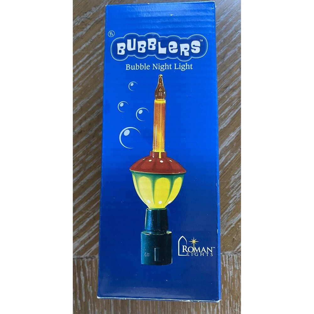 Vintage Bubbler Night Light - Roman Lights Tested Christmas Bubbler Ornament